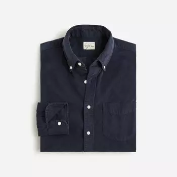 Рубашка из тонкого вельвета J.Crew, индиго
