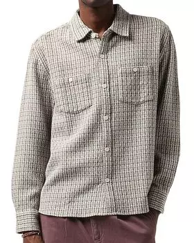 Рубашка из твида Regular Fit Reverse Corridor, мультиколор