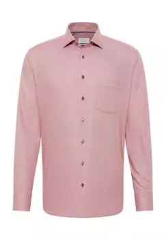 Рубашка из твила MODERN FIT ETERNA, цвет Hellrot