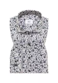 Рубашка из твила MODERN FIT ETERNA, серый