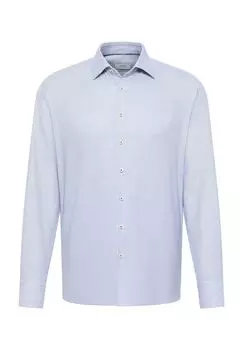 Рубашка из твила MODERN FIT ETERNA, синий
