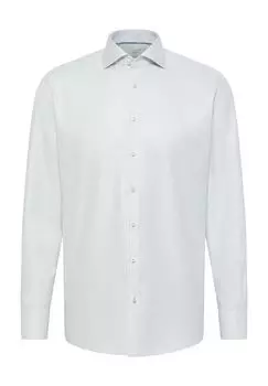 Рубашка из твила MODERN FIT ETERNA, светло-зеленый