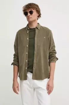 Рубашка из вельвета MILLER Pepe Jeans, зеленый