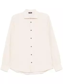 Рубашка из вельвета Peserico, серый