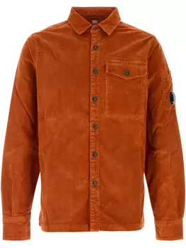 Рубашка из вельвета с карманом-клапаном CP Company C.P. Company, оранжевый