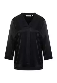 Рубашка из вискозы LOOSE FIT ETERNA, черный