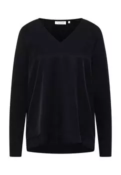 Рубашка из вискозы LOOSE FIT ETERNA, черный