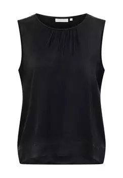 Рубашка из вискозы LOOSE FIT ETERNA, черный