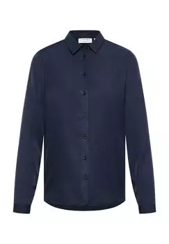 Рубашка из вискозы REGULAR FIT ETERNA, темно-синий