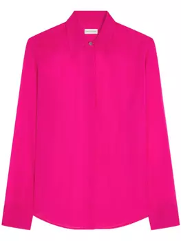 Рубашка из жоржета DRIES VAN NOTEN, розовый