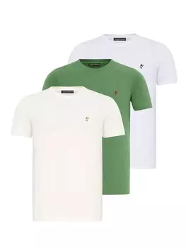 Рубашка Jacey Quinn, цвет Beige/Light green/White