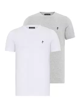 Рубашка Jacey Quinn, цвет mottled grey/mottled white