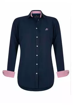 Рубашка Jacey Quinn с длинным рукавом, синий