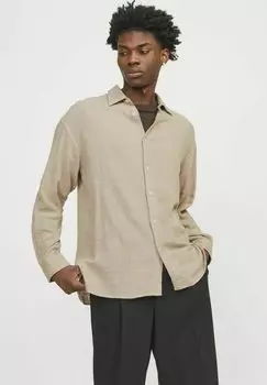 Рубашка Jack & Jones, бежевая