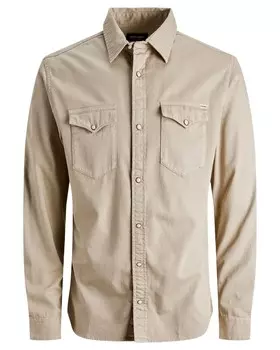 Рубашка Jack & Jones, бежевый