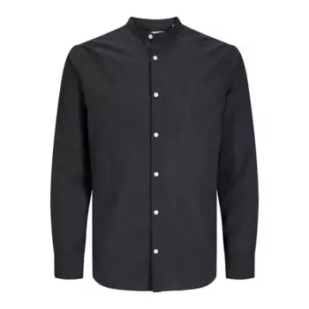Рубашка Jack & Jones Breeze Linen Blend Band, черный