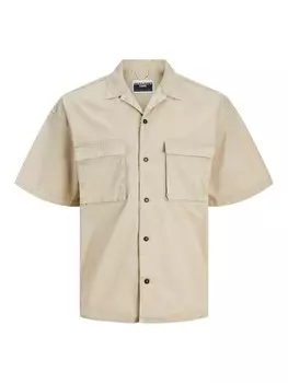 Рубашка JACK & JONES Comfort fit Button Up JCOBENTZON, темно-бежевый