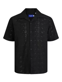 Рубашка JACK & JONES Comfort fit Button Up, черный