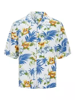 Рубашка JACK & JONES Comfort fit Button Up JJEJeff, белый