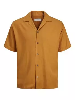 Рубашка JACK & JONES Comfort fit Button Up, оранжевый