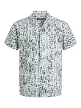 Рубашка JACK & JONES Comfort fit Button Up BLULANDON, кремовый