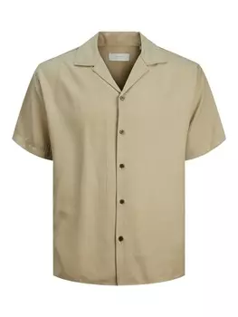 Рубашка JACK & JONES Comfort fit Button Up JPRCCaaron, светло-коричневый
