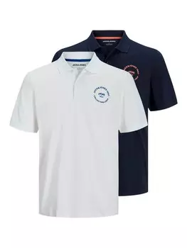Рубашка JACK & JONES, цвет Blue/Night blue/White