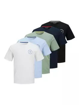 Рубашка JACK & JONES, цвет Navy/Light blue/Green/Black/White