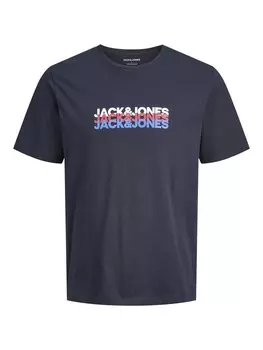 Рубашка JACK & JONES, цвет Navy/Royal blue