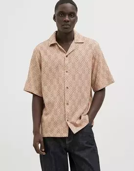 Рубашка Jack & Jones цвета «бомбай-коричневый»
