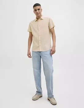 Рубашка Jack & Jones цвета персикового парфе