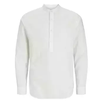 Рубашка Jack & Jones Ebreeze Half Placket, белый