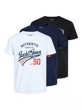 Рубашка JACK & JONES Ethan, цвет Navy/Black/White