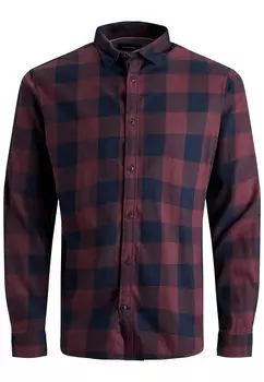 Рубашка Jack & Jones 'Gingham', красный