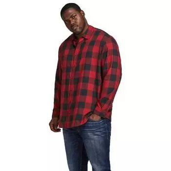 Рубашка Jack & Jones Gingham Twill, красный