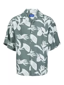 Рубашка Jack & Jones Halbarmhemd, цвет Laurel Wreath