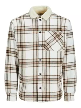 Рубашка Jack & Jones Hemd JJZAC TEDDY PADDED OVERSHIRT, разноцветный