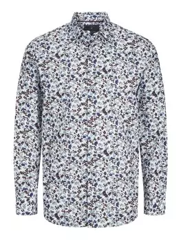 Рубашка Jack & Jones Hemd 'Leeds', темно-синий