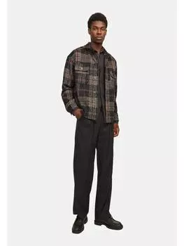 Рубашка Jack & Jones Hemd 'Roxbury Boucle', черный