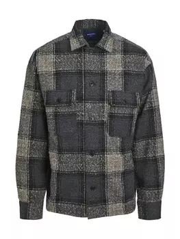 Рубашка Jack & Jones Hemd 'Roxbury Boucle', серый