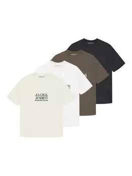 Рубашка JACK & JONES JCODynamic, цвет Cream/Chocolate/Black/White