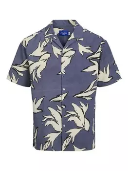 Рубашка Jack & Jones Jeff Jaquard, синий