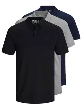 Рубашка JACK & JONES JJBasic, цвет Navy/Grey/Black