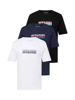 Рубашка JACK & JONES JJCyber, цвет Navy/Black/White