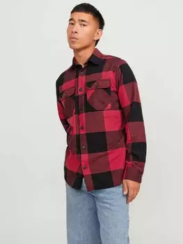 Рубашка Jack & Jones JJEDARREN OVERSHIRT LS NOOS, красный