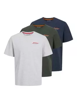 Рубашка JACK & JONES JJERIK, цвет mottled blue/mottled grey/mottled green