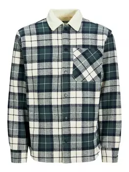 Рубашка Jack & Jones JJZAC TEDDY PADDED OVERSHIRT, разноцветный