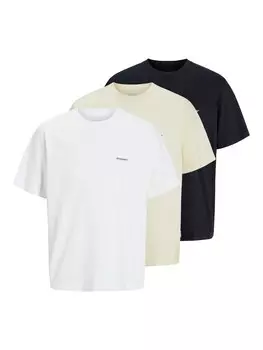 Рубашка JACK & JONES JORPAROS EASTERSKETCH, цвет Champagne/Black/White