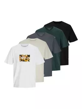 Рубашка JACK & JONES JORVESTERBRO NEWTON, цвет Smoke blue/Greige/Emerald/Black/White