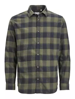 Рубашка Jack & Jones Joshua, цвет khaki/dunkelblau